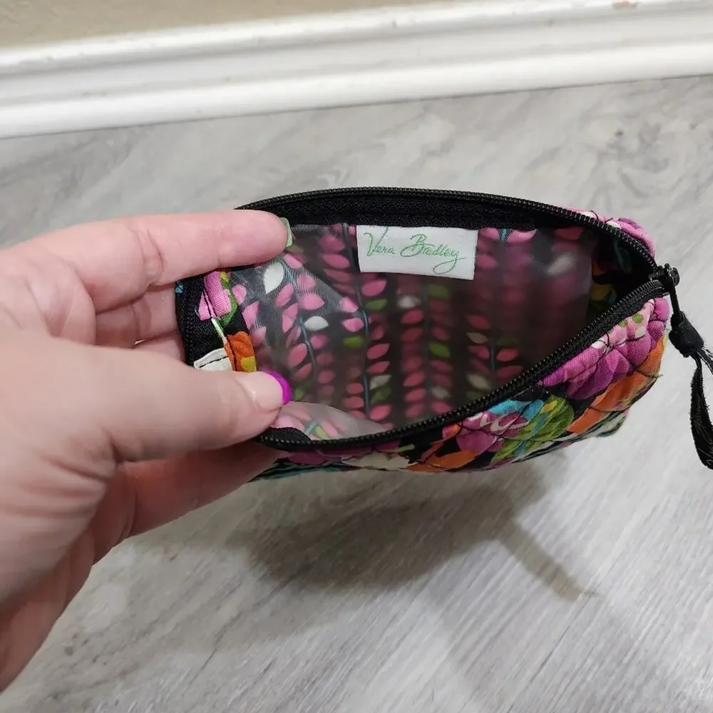 VERA Bradley floral makeup cosmetic bag‎